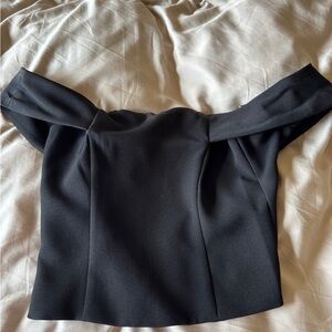 Express Black Off-Shoulder Blouse